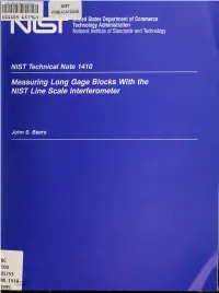 Measuring Long Gage Blocks with the NIST Line Scale Interferometer