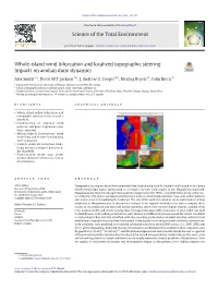 Whole-Island Wind Bifurcation and Localized Topographic Steering: Impacts on Aeolian Dune Dynamics
