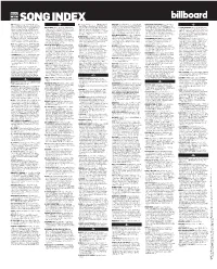 2020 SONG INDEX 10K (HGA Native Songs, ASCAP/All Essential -B-  B.S