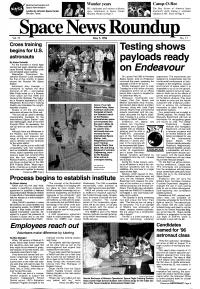 Crosstraining Testing Shows Payloads Ready