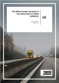 VTI Rapport 971A Published 2021 Vti.Se/Publications