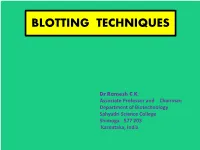 Blotting Techniques