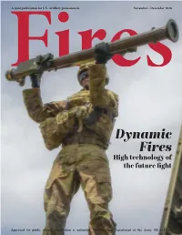 Dynamic Fires High Technology of the Future Fight