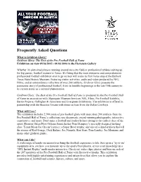Frequently Asked Questions