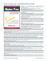 Gluten Free: the Definitive Resource Guide