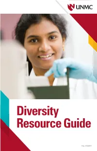 UNMC Diversity Resource Guide