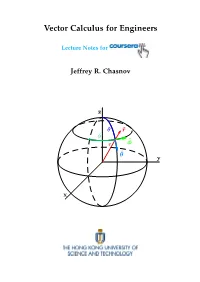 Vector Calculus for Engineers