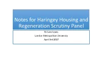 Why We Have 'Mixed Communities' Policies and Some Difficulties In