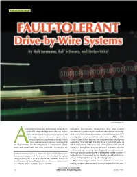 Fault-Tolerant Drive-By-Wire Systems