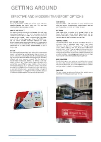 Getting Around Effective and Modern Transport Options