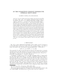 On the Congruence Subgroup Problem for Integral Group Rings