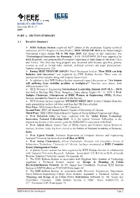 Suggested Section Report Format