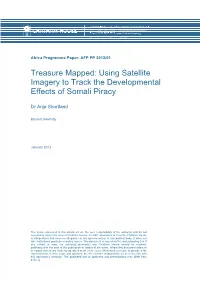 Using Satellite Imagery to Track the Developmental Effects of Somali Piracy