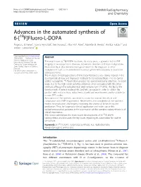 Advances in the Automated Synthesis of 6-[18F]Fluoro-L-DOPA Ângela C