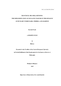 Resources, Records, Reforms