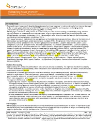 Therapeutic Class Overview Neuropathic Pain and Fibromyalgia Agents