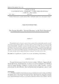 Internal Dynamics of De Facto Statehood