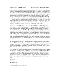 John Gorka Interview