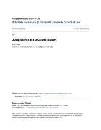 Jurisprudence and Structural Realism