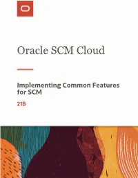 Oracle SCM Cloud