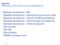 Agenda CIM Lecture 2017-04-04 by Lars-Ola Österlund