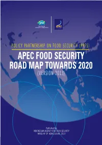 APEC FOOD SECURITY ROAD MAP TOWARDS 2020 (Version 2013)