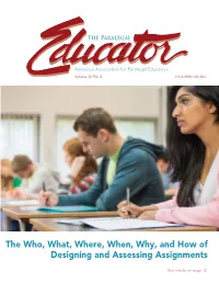 The Who, What, Where, When, Why, and How of Designing and Assessing Assignments
