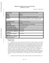 Project Information Document (Pid)