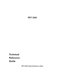 Technical Reference Guide