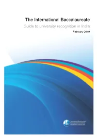 Guide to University Recognition in India February 2019