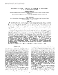 Magnetocentrifugal Launching of Jets from Accretion Disks. I. Cold