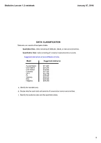 Statistics Lesson 1.2.Notebook January 07, 2016