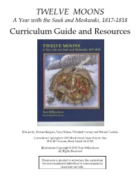 TWELVE MOONS Curriculum Guide and Resources