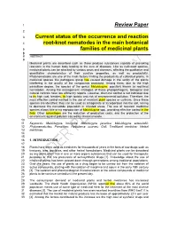 Review Paper Current Status of the Occurrence and Reaction Root-Knot