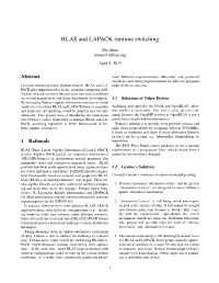BLAS and LAPACK Runtime Switching