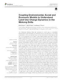 Coupling Environmental, Social and Economic Models to Understand Land-Use Change Dynamics in the Mekong Delta
