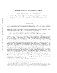 Formal GAGA for Good Moduli Spaces