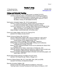 View Curriculum Vitae