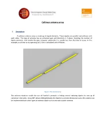 Collinear Antenna Array