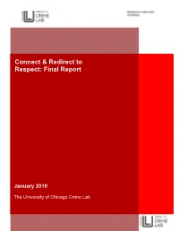 Connect & Redirect to Respect: Final Report