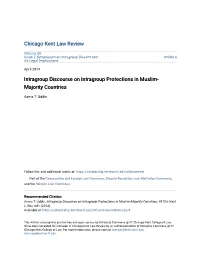 Intragroup Discourse on Intragroup Protections in Muslim-Majority Countries, 89 Chi.-Kent L