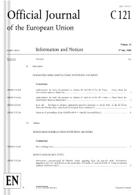 Official Journal C121