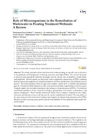 Role of Microorganisms in the Remediation of Wastewater in Floating Treatment Wetlands: a Review