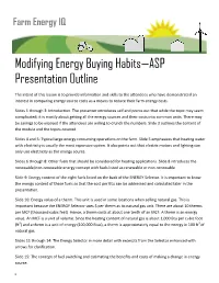 Modifying Energy Buying Habits – ASP Presentation Outline.Pdf