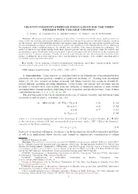Velocity-Vorticity-Pressure Formulation for the Oseen Problem with Variable Viscosity∗