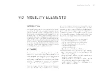 9.0 Mobility Elements