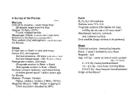 A Survey of the Planets Mercury Difficult to Observe
