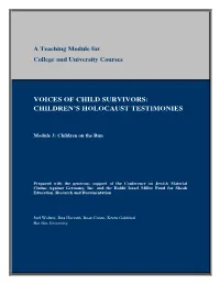 Module 3: Children on the Run