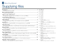 Supplying Files