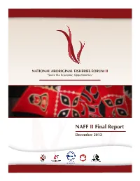NAFF II Final Report December 2012